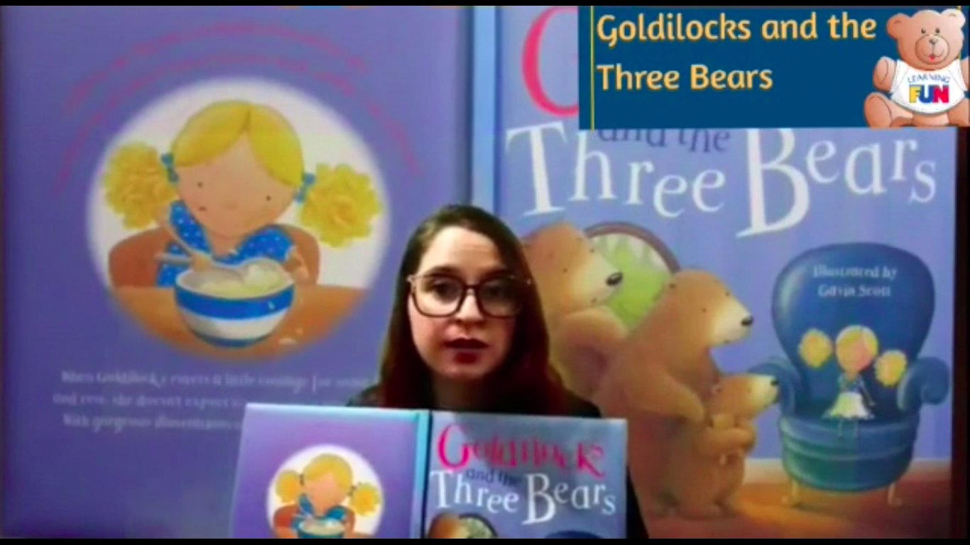 Inglês: continuação da história Goldilocks and the Three Bears (Maternais II e Jardins)