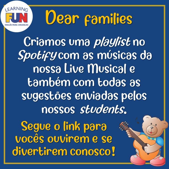 Playlist das Músicas em Inglês no Spotfy